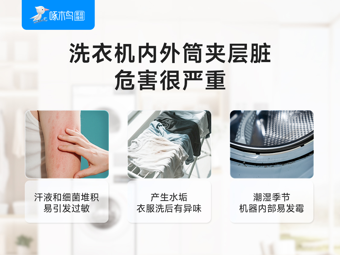 滚筒洗衣机清洗（不拆机）展示图3