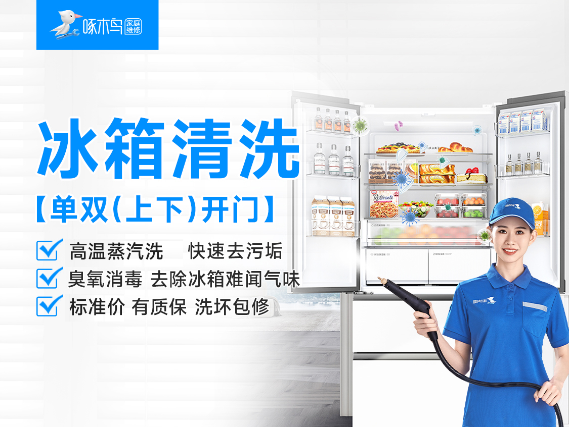 冰箱清洗【单双（上下）开门】