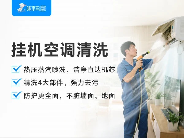 挂机空调清洗后怎样按约定项目交接，外观洁净与原有异常分开核对 · 相关服务项目配图